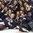 POPRAD, SLOVAKIA - APRIL 23: USA players celebrating after a 4-2 gold medal game win over Finland at the 2017 IIHF Ice Hockey U18 World Championship. (Photo by Steve Kingsman/HHOF-IIHF Images)


